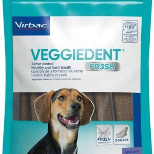 C.E.T. VeggieDent Chews, Regular,30 Chews (Pack of 2, 60 total)