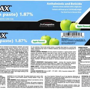 Ivermax Apple Flavored Ivermectin Equine Paste Dewormer - 2 Pack